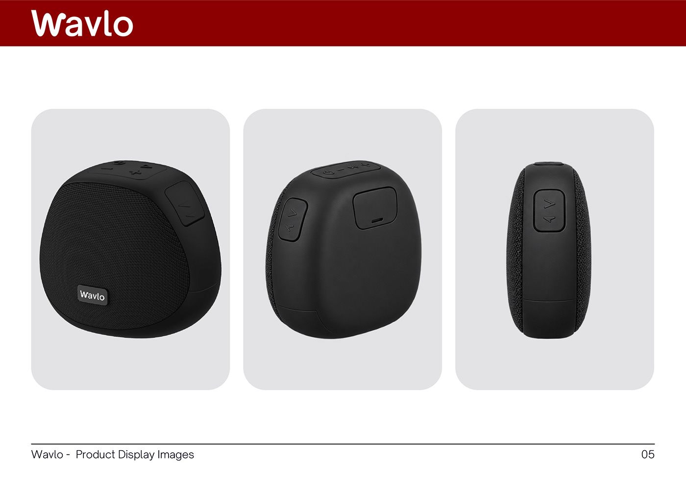 Wavlo product display images from three angles