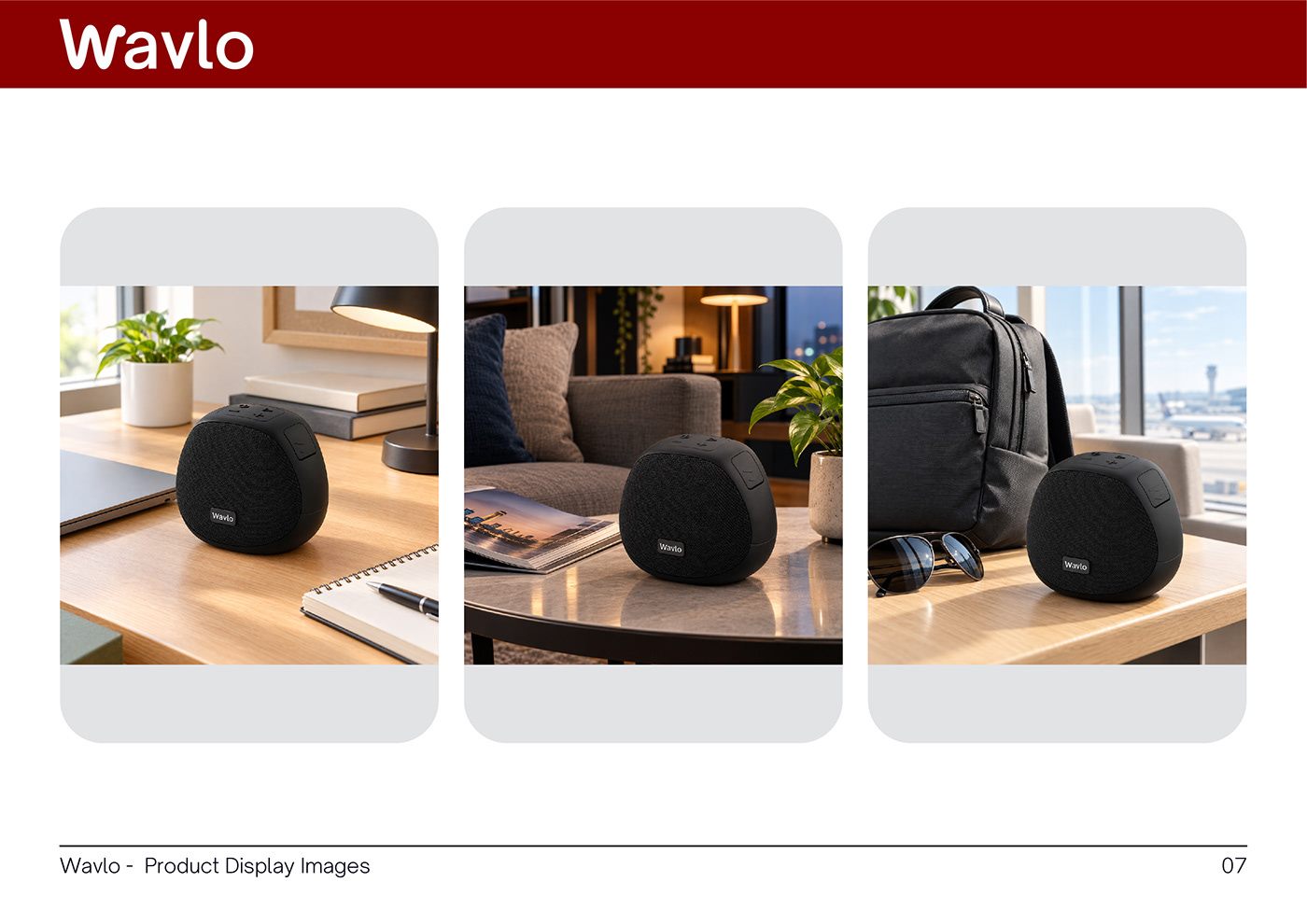 Wavlo lifestyle images at home, at work and while travelling